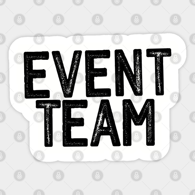 STAFF, TEAM Sticker by teeteet